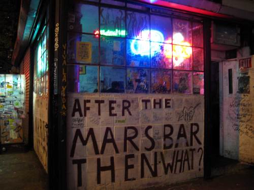 mars bar. If the Mars bar wasn#39;t the